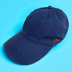 Tommy Bahama Sun Hat Youth 4-7 Blue Adjustable Strapback UPF 40 Embroidered Cap